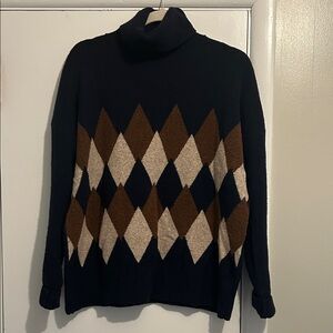 Vineyard Vines Argyle Turtleneck Sweater